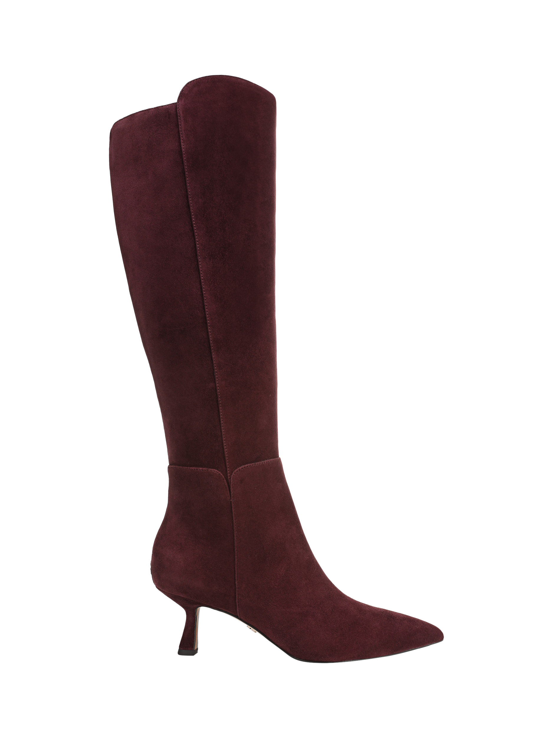 Product image 1 of 6, which shows Sam Edelman Taylin Suede Knee High Boots, Parisian Plum, 3