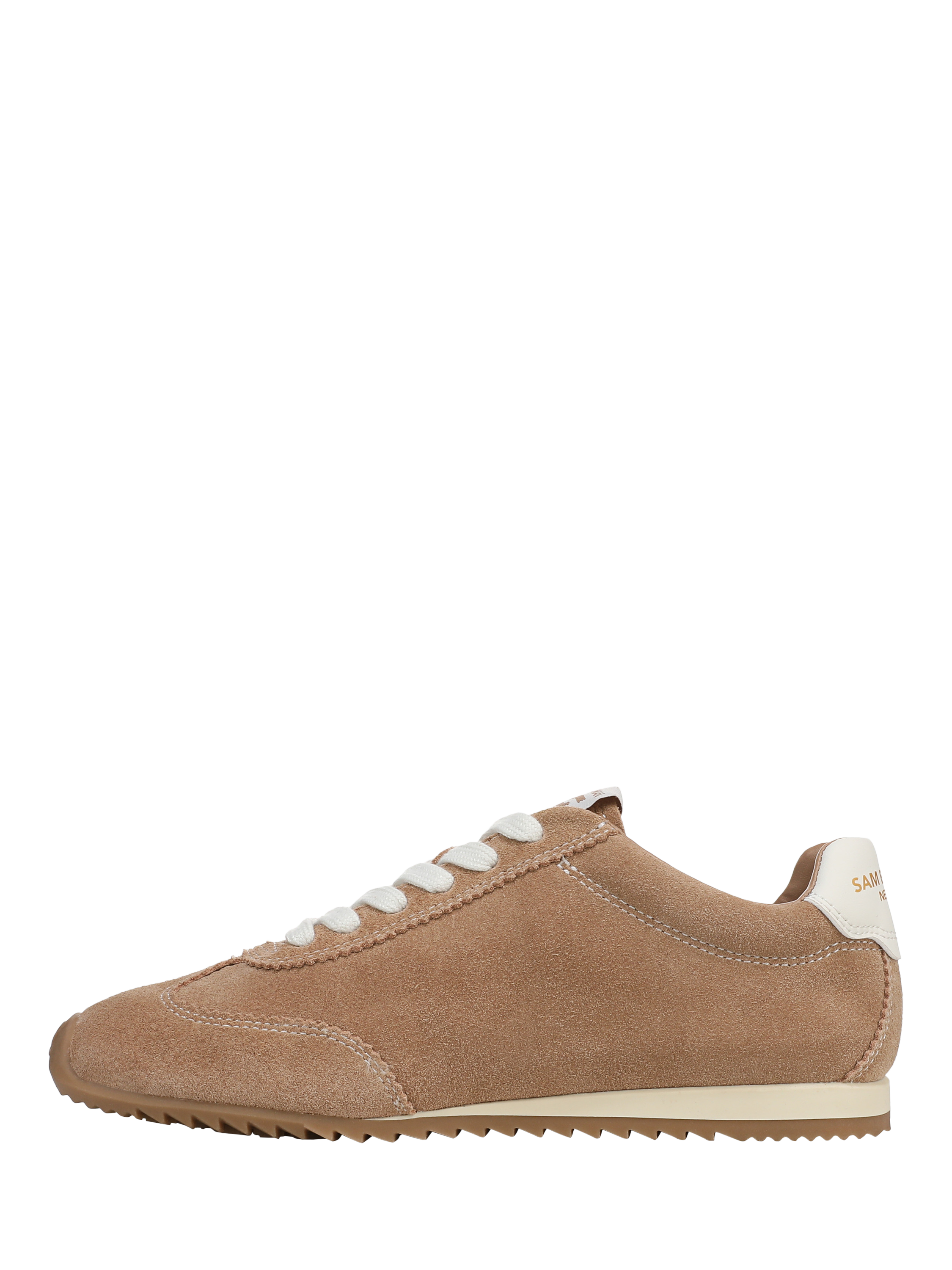 Product image 2 of 6, which shows Sam Edelman Isella Suede Lace Up Trainers, Dark Brown, 3