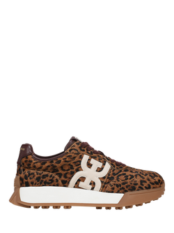 Sam Edelman Langley 3 Suede Lace Up Trainers, Tan/Multi