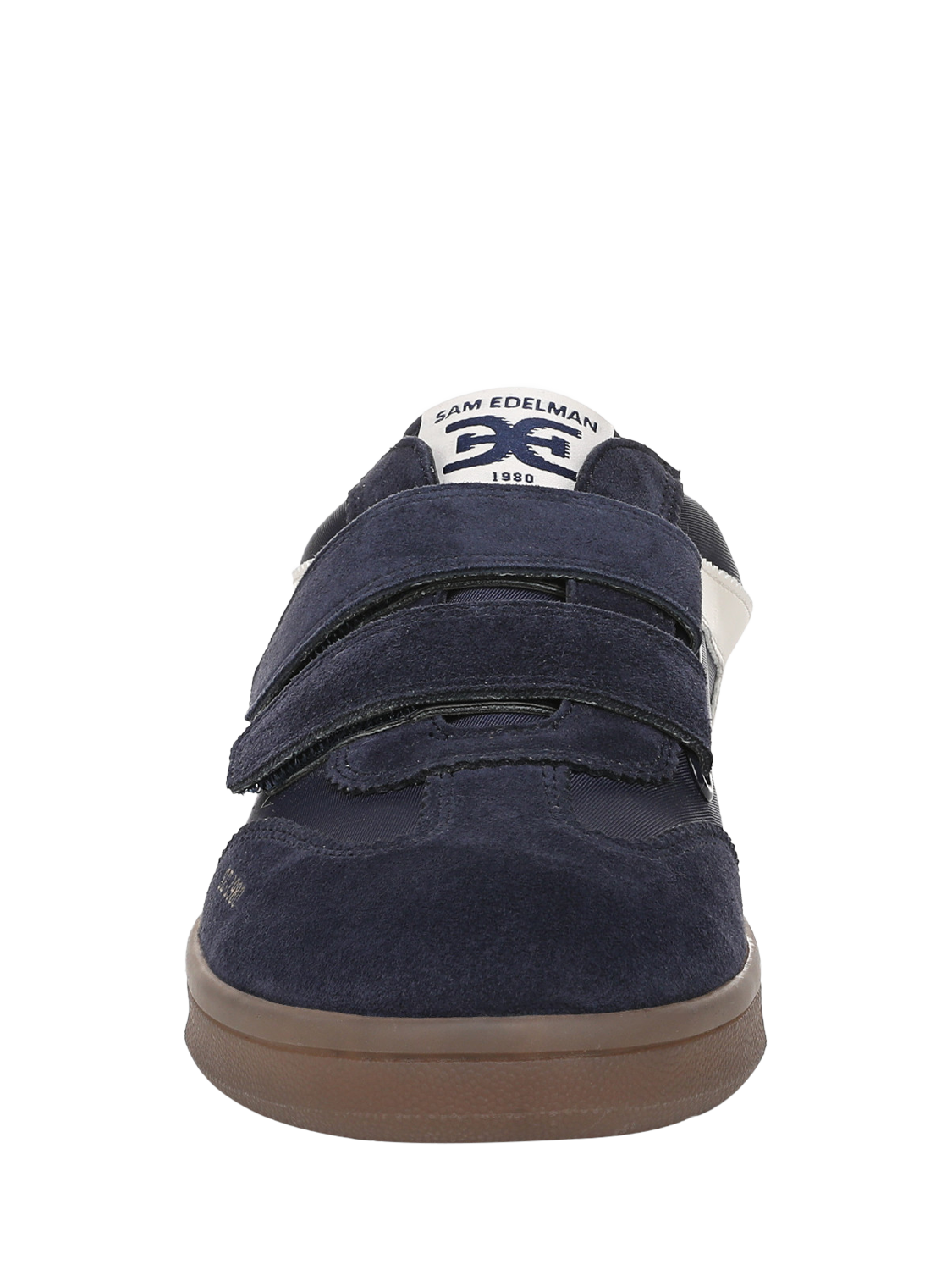 Product image 3 of 6, which shows Sam Edelman Talia Suede Trainers, Midnight Blue, 3