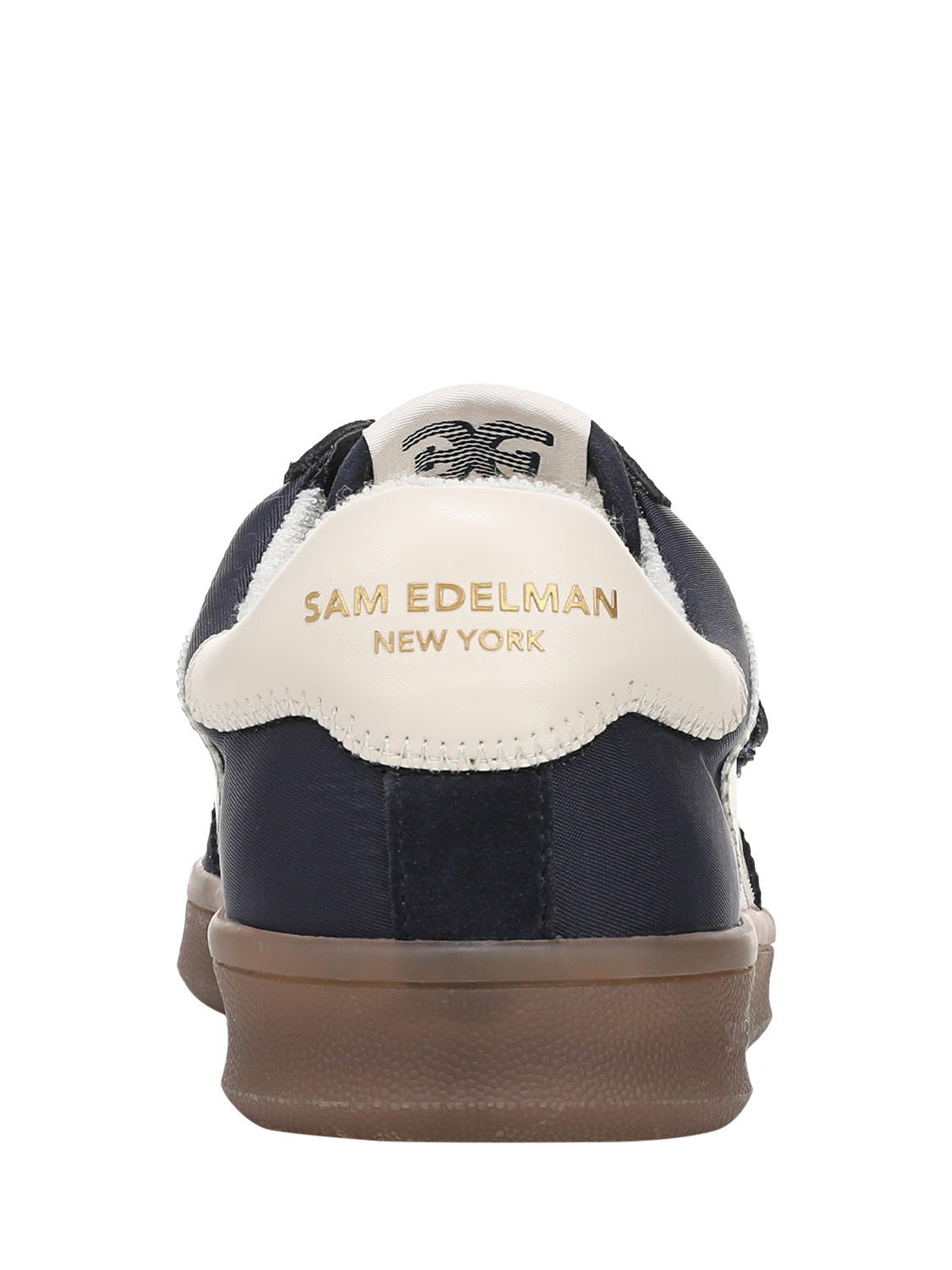 Product image 5 of 6, which shows Sam Edelman Talia Suede Trainers, Midnight Blue, 3