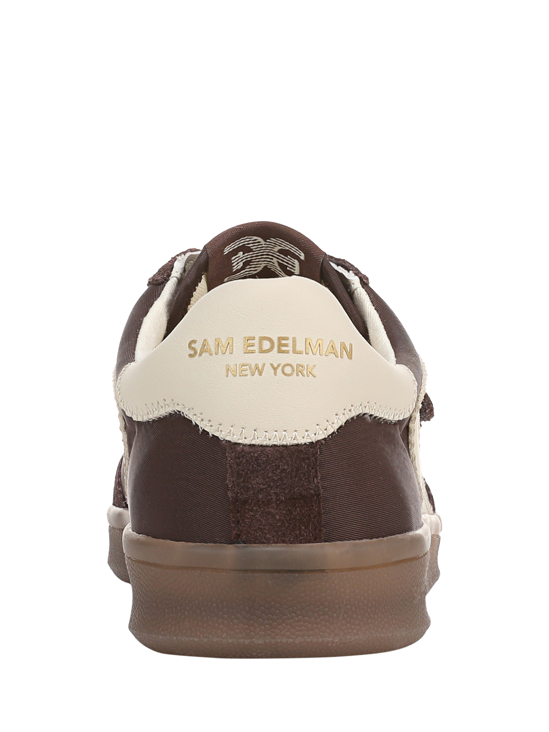 Product image 4 of 6, which shows Sam Edelman Talia Suede Trainers, Cafe Noir/Antique White, 3