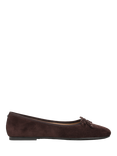 Sam Edelman Alie Leather Ballerina Pumps, Cafe Noir