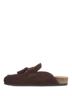 Sam Edelman Astrid Suede Mule Loafers, Cafe Noir - view 2, Cafe Noir