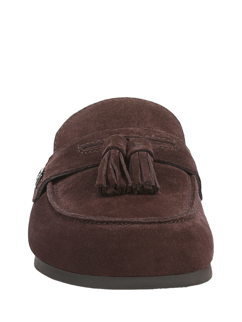 Product image 3 of 6, which shows Sam Edelman Astrid Suede Mule Loafers, Cafe Noir, 3