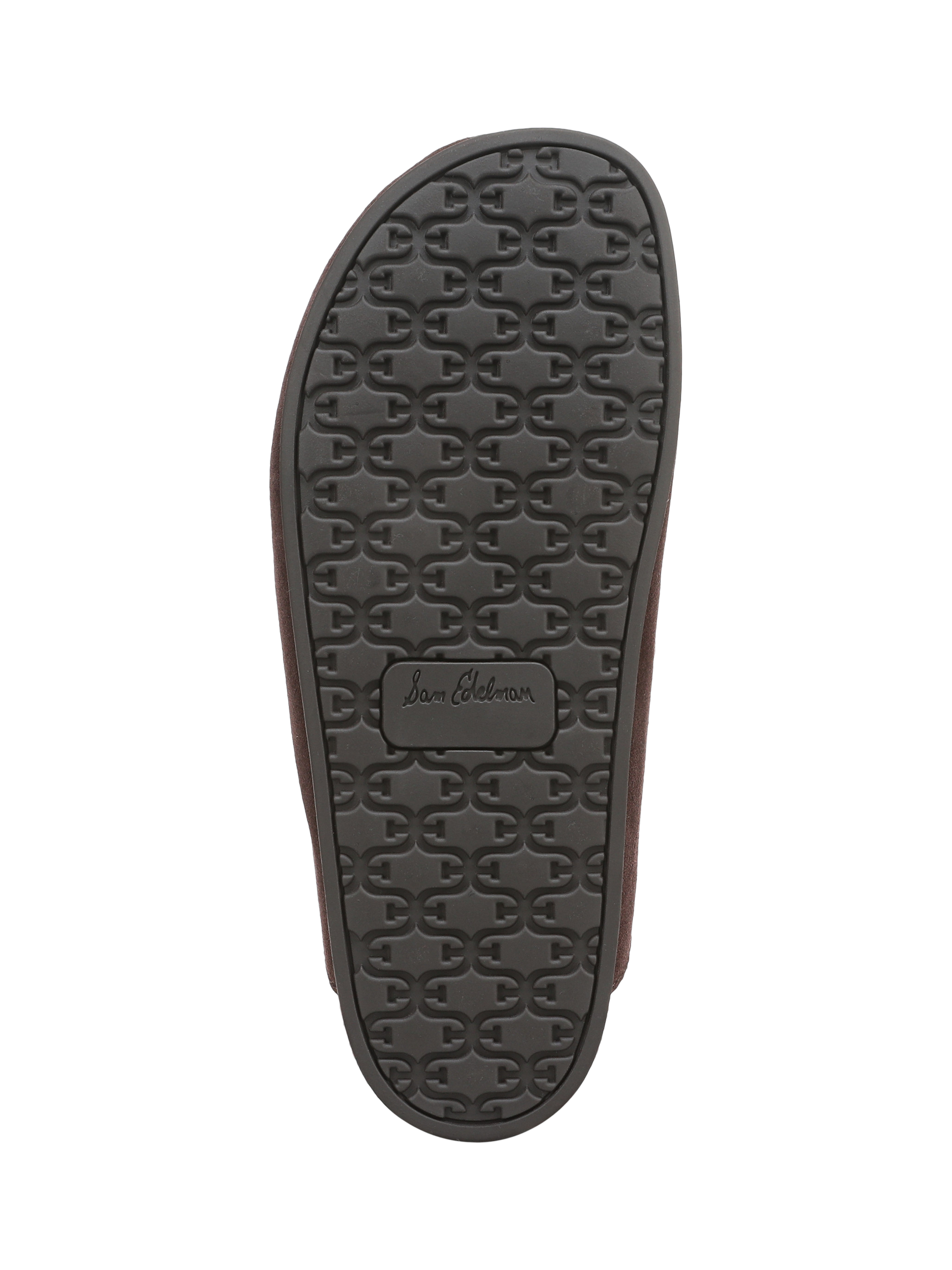 Product image 6 of 6, which shows Sam Edelman Astrid Suede Mule Loafers, Cafe Noir, 3