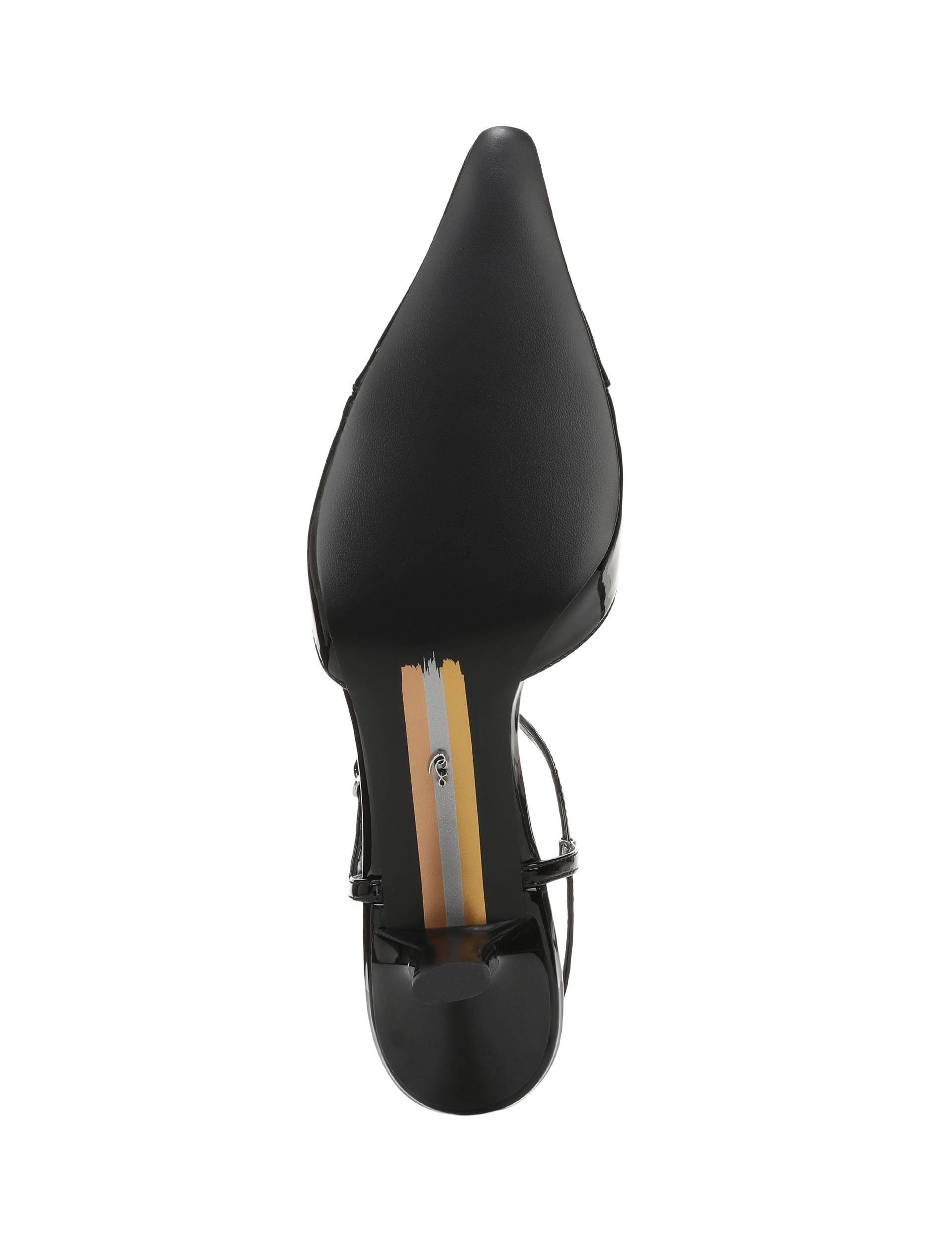 Product image 6 of 6, which shows Sam Edelman Briella kitten Heel Court Shoes, Black, 3