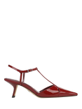 Sam Edelman Briella kitten Heel Court Shoes, Deep Scarlet