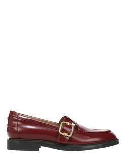 Sam Edelman Elaina Leather Mary Jane Loafers, French Merlot