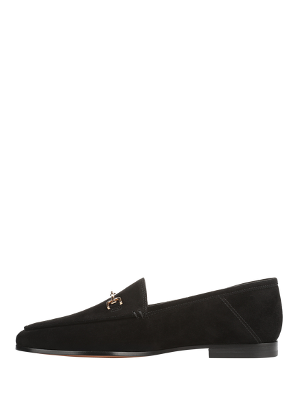 Sam Edelman Loraine Suede Loafers - view 2, Black