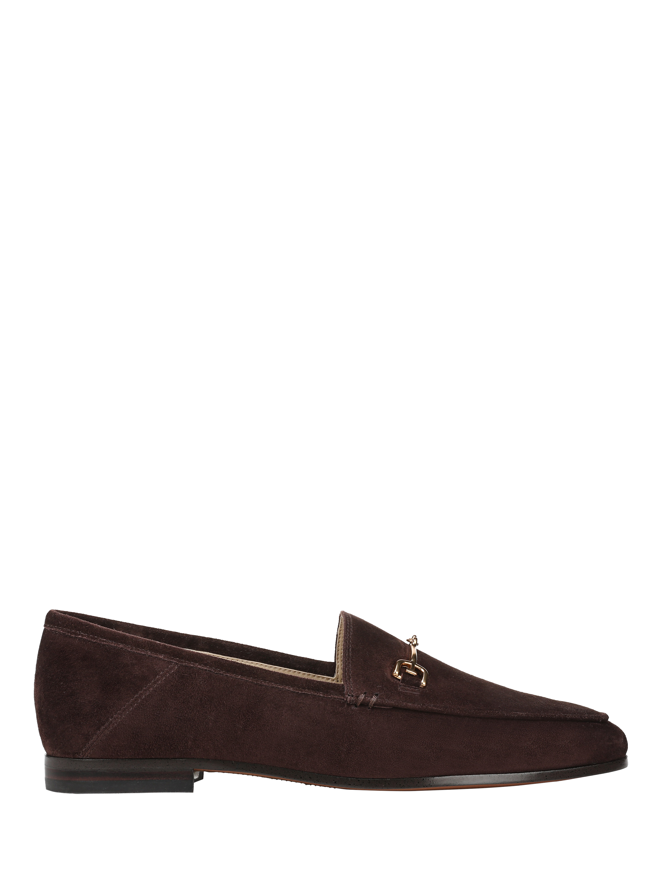 Product image 1 of 5, which shows Sam Edelman Loraine Suede Loafers, Cafe Noir, 3