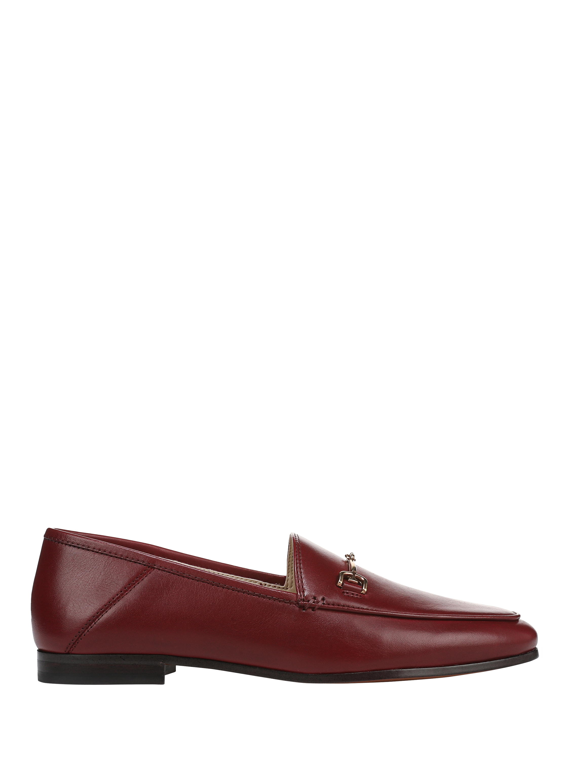 Product image 1 of 6, which shows Sam Edelman Loraine Leather Loafers, French Merlot, 3