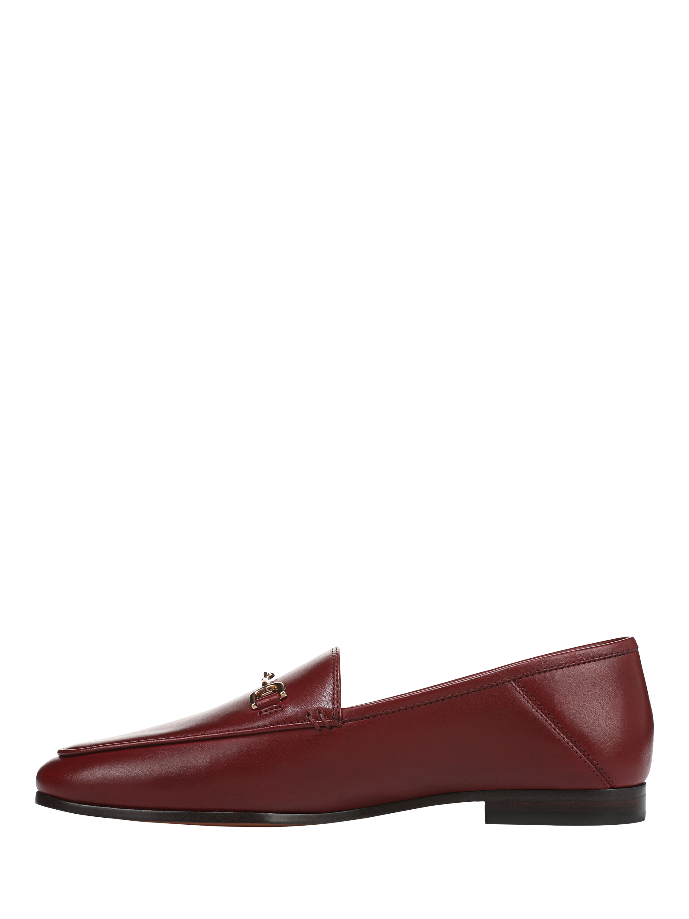Product image 2 of 6, which shows Sam Edelman Loraine Leather Loafers, French Merlot, 3
