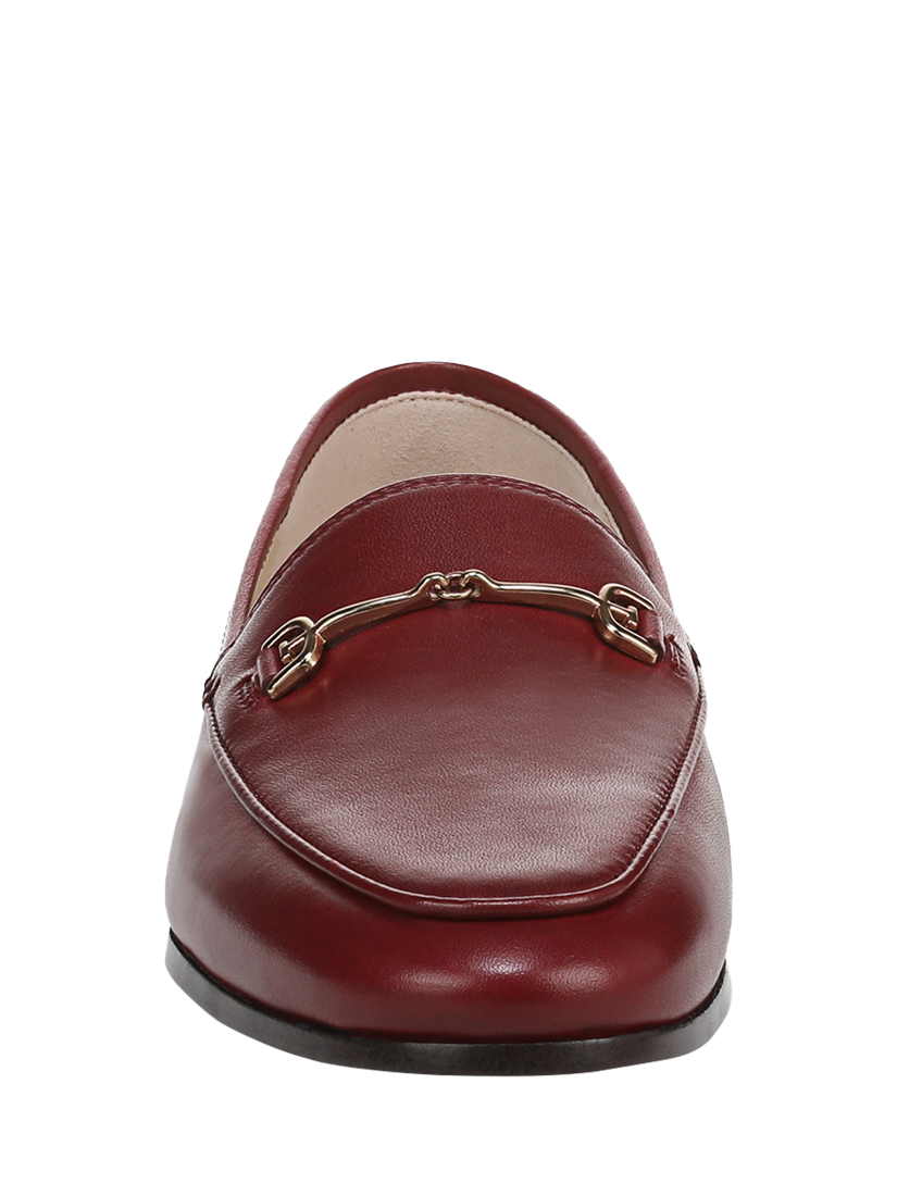 Product image 3 of 6, which shows Sam Edelman Loraine Leather Loafers, French Merlot, 3