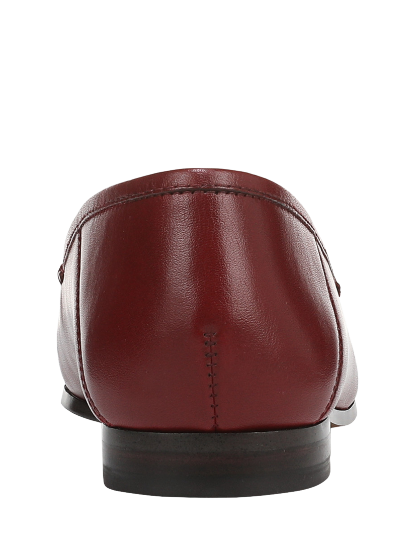 Product image 5 of 6, which shows Sam Edelman Loraine Leather Loafers, French Merlot, 3