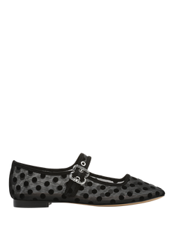 Sam Edelman Michaela Mesh 2 Mary Jane Ballerina Pumps, Black, Black