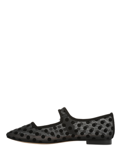 Sam Edelman Michaela Mesh 2 Mary Jane Ballerina Pumps, Black - view 2, Black