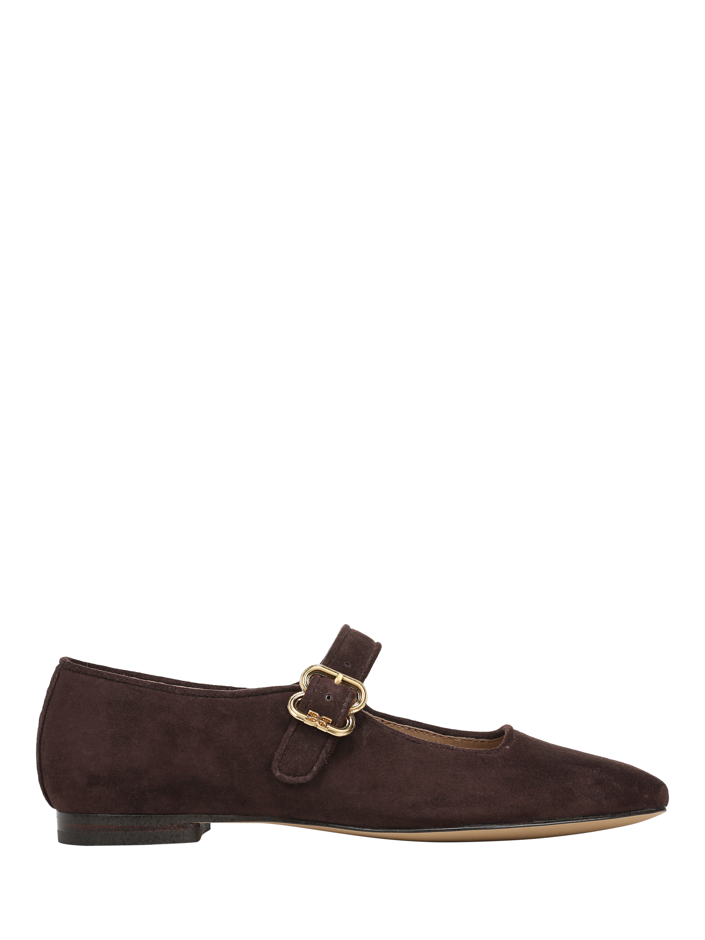 Product image 1 of 6, which shows Sam Edelman Michaela Mary Jane Ballerina Pumps, Cafe Noir, 3