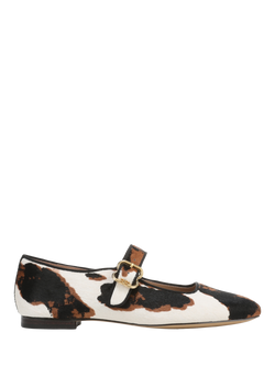 Sam Edelman Michaela Mary Jane Ballerina Pumps, Brown/Multi, Brown/Multi