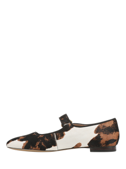 Sam Edelman Michaela Mary Jane Ballerina Pumps, Brown/Multi - view 2, Brown/Multi