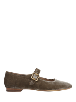 Sam Edelman Michaela Mary Jane Ballerina Pumps, Dark Silver Sage, Dark Silver Sage