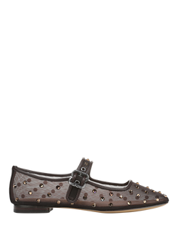 Sam Edelman Michaela Shine Mary Jane Ballerina Pumps, Cafe Noir