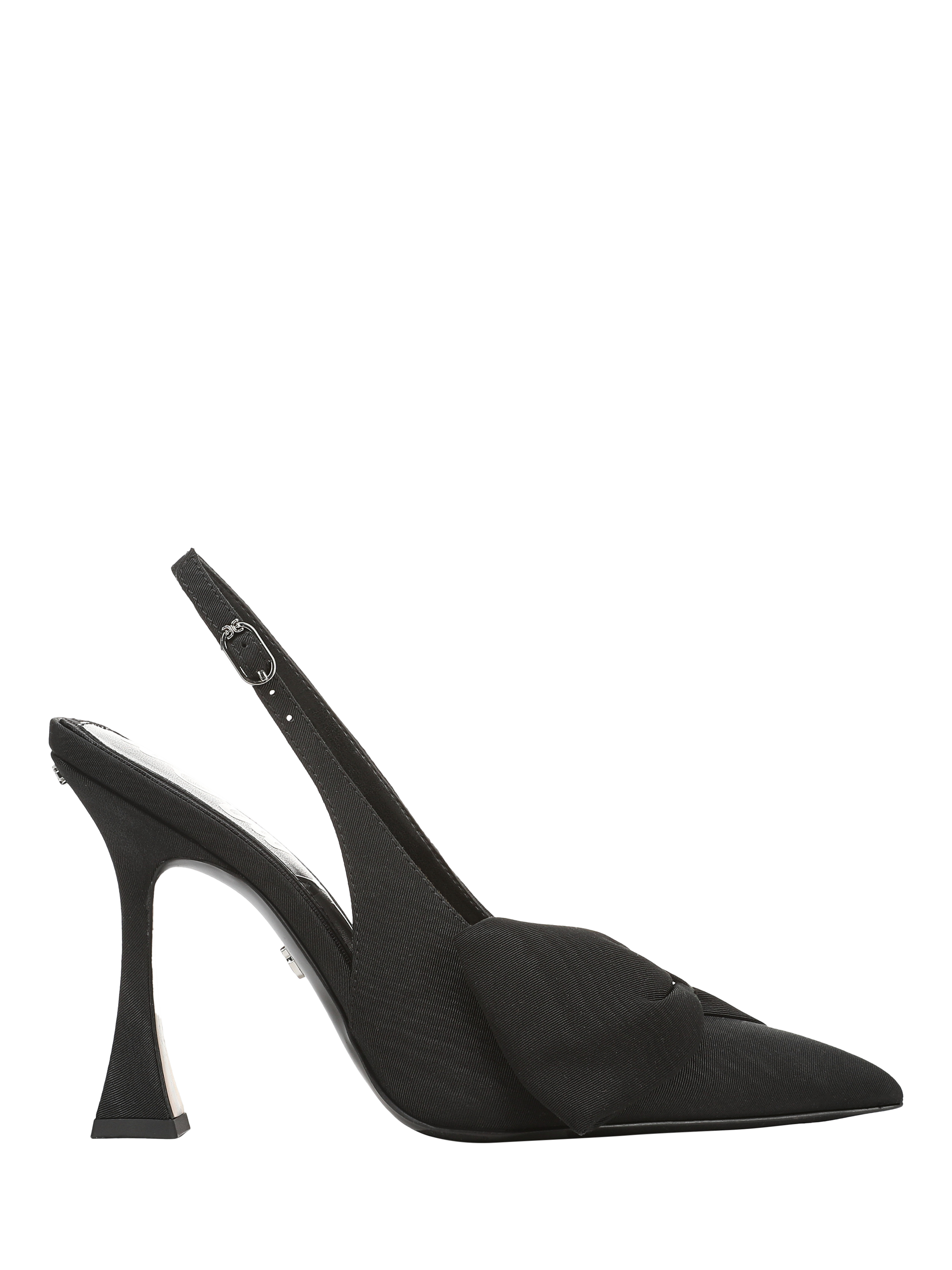 Sam Edelman Onia Bow Detail Slingback Court Shoes, Black