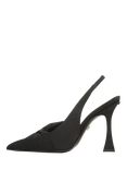Sam Edelman Onia Bow Detail Slingback Court Shoes, Black