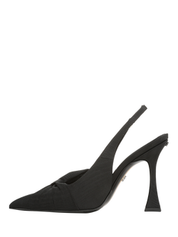 Sam Edelman Onia Bow Detail Slingback Court Shoes, Black - view 2, Black