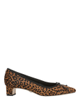Sam Edelman Rinda Kitten Heel Leopard Print Court Shoes