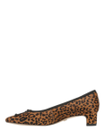 Sam Edelman Rinda Kitten Heel Leopard Print Court Shoes