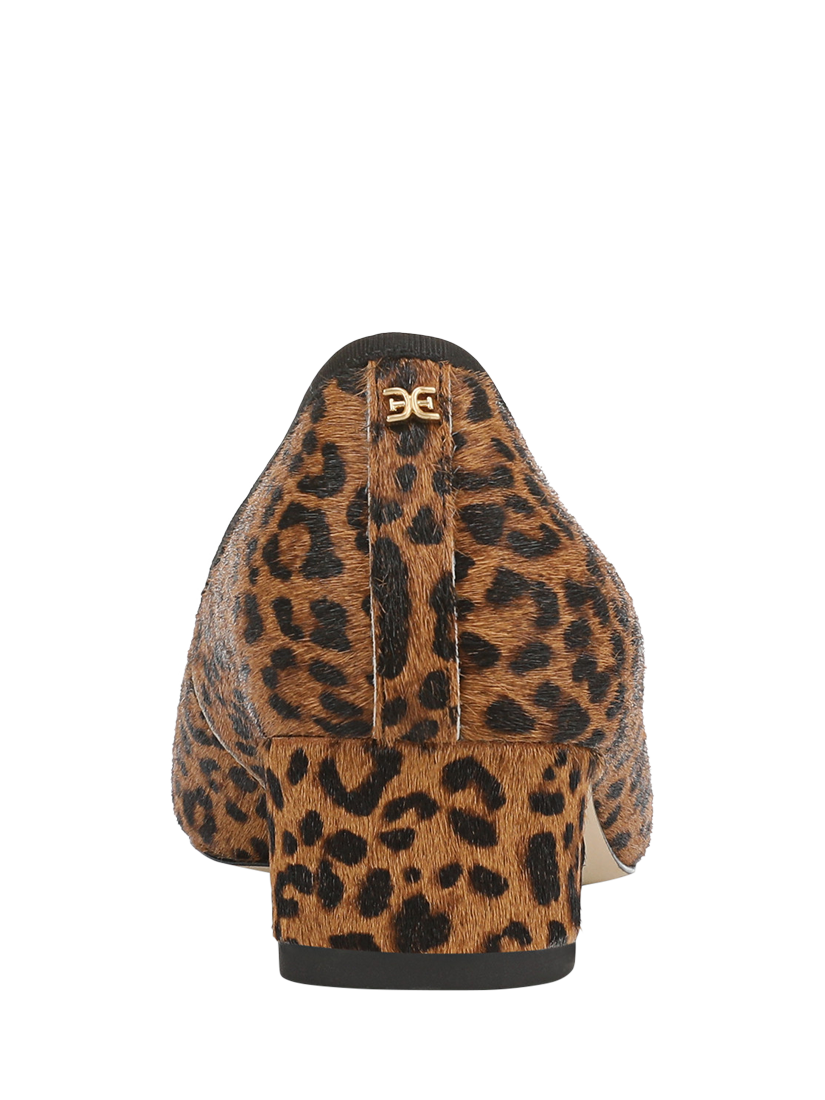 Sam Edelman Rinda Kitten Heel Leopard Print Court Shoes