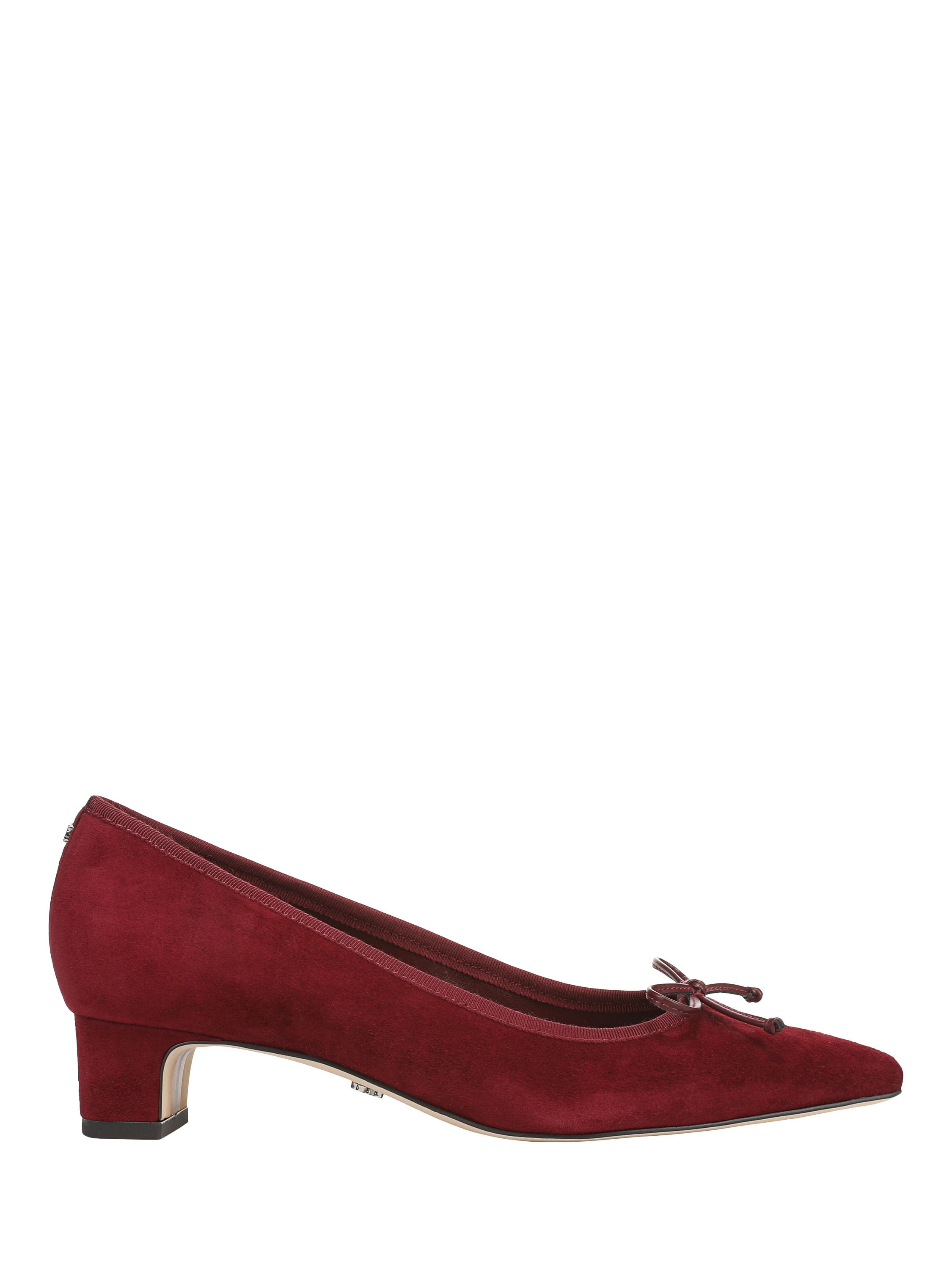 Product image 1 of 6, which shows Sam Edelman RInda Kitten Heel Court Shoes, French Merlot, 3