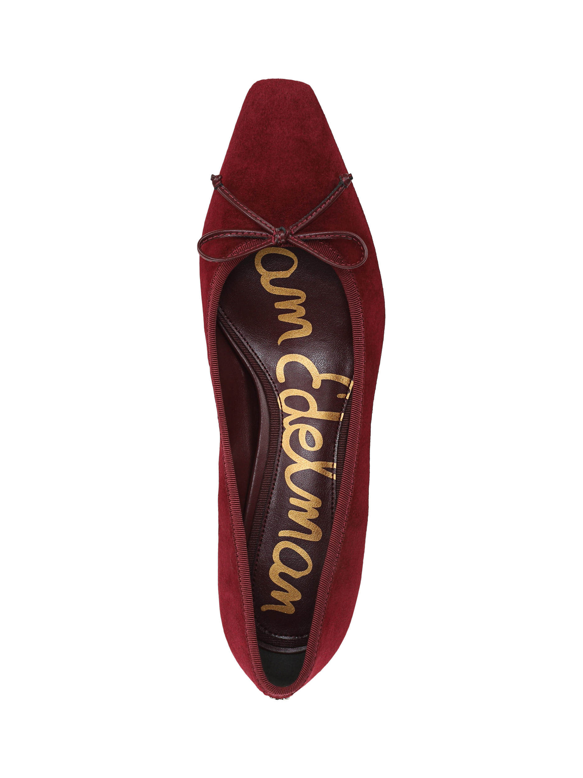 Product image 4 of 6, which shows Sam Edelman RInda Kitten Heel Court Shoes, French Merlot, 3