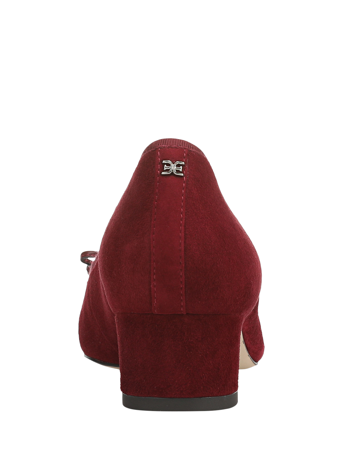 Product image 5 of 6, which shows Sam Edelman RInda Kitten Heel Court Shoes, French Merlot, 3