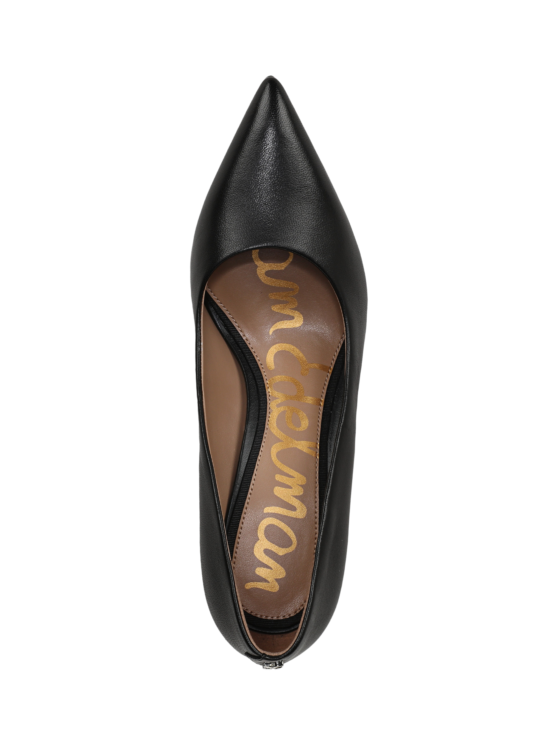 Product image 5 of 6, which shows Sam Edelman Vienna Stiletto Heel Court Shoes, Black, 3