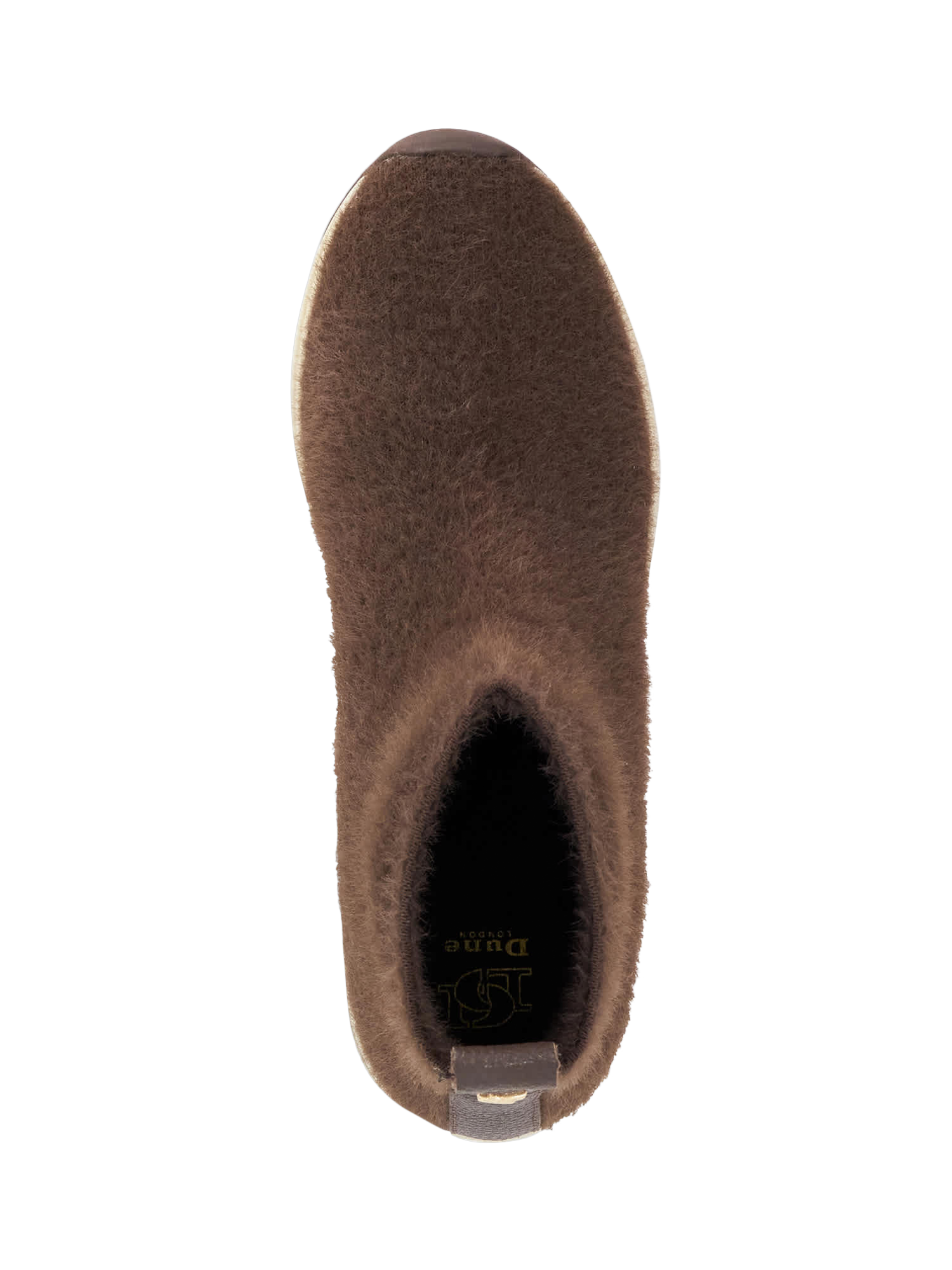 Product image 3 of 6, which shows Dune London Envisioned Wedge Trainers, Brown, EU36