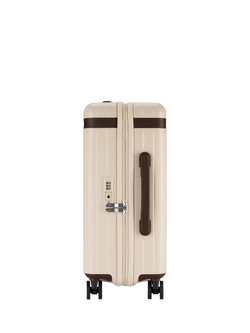 Carl Friedrik The Carry-On 4-Wheel 55cm Cabin Case, 38.5L - view 2, Sand/Chocolate