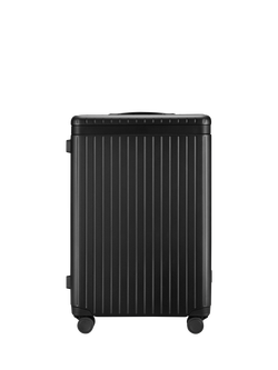 Carl Friedrik The Check-In 4-Wheel 67cm Medium Suitcase, 69L, Navy/Hackett, Black