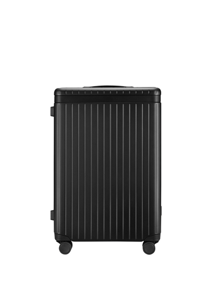 Carl Friedrik The Check-In 4-Wheel 67cm Medium Suitcase, 69L, Navy/Hackett, Black