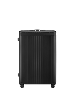 Carl Friedrik The Check-In 4-Wheel 79cm Large Suitcase, 105L, Black, Black