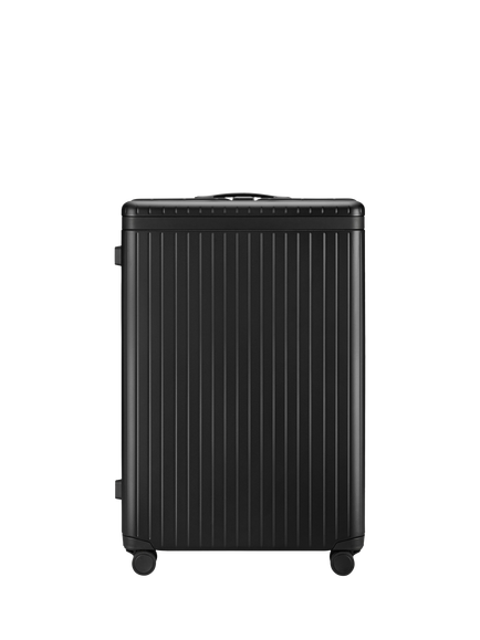 Carl Friedrik The Check-In 4-Wheel 79cm Large Suitcase, 105L, Black, Black