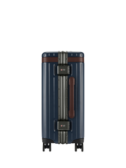 Carl Friedrik The Carry-On 4-Wheel 56cm Cabin Case, 40L - view 2, Navy/Hackett