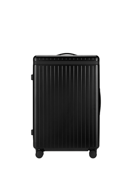 Carl Friedrik The Check-In 4-Wheel 79cm Large Suitcase, 91L, Black