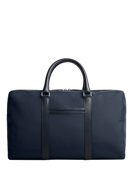 Carl Friedrik Compact Weekender Nylon Holdall Bag, 35L, Navy, Navy