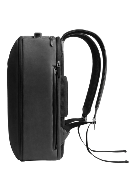 Carl Friedrik 72-Hour Leather Backpack, 25L - view 2, Charcoal