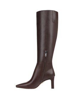 Sam Edelman Sylvia Wide Calf Leather Knee High Boots, Spiced Pecan - view 2, Spiced Pecan