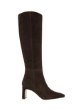 Sam Edelman Sylvia Wide Calf Suede Knee High Boots, Chocolate Brown