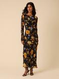 Nobody's Child Petite Clarissa Tapestry Floral Midi Dress, Multi