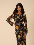 Nobody's Child Petite Clarissa Tapestry Floral Midi Dress, Multi